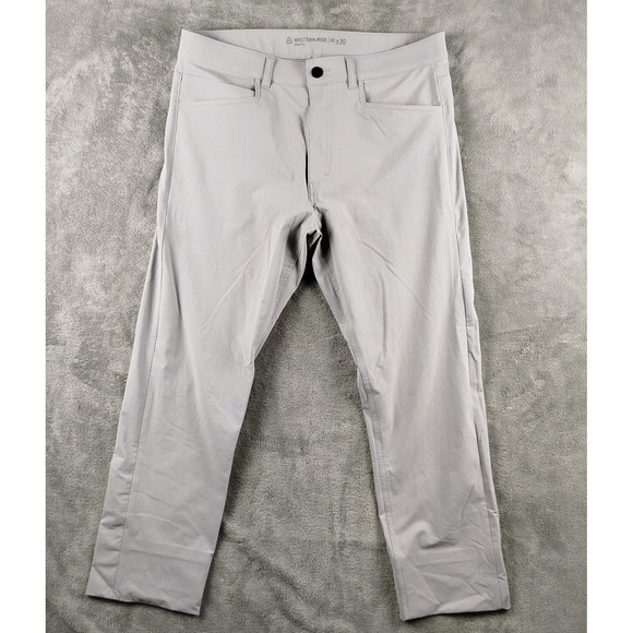 Western Rise Other - Western Rise Evolution Pants Mens 32x329 Gray Nylon Stretch Travel Slim Outdoor